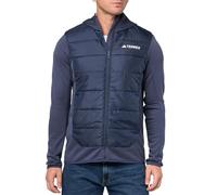 adidas Men's Terrex Multi Hybrid Insulated Hiking Hooded Jacket Outerwear, Shadow Navy, L