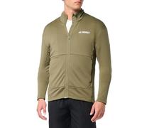 adidas Men's Terrex Multi Light Fleece Full-Zip Jacket, Olive Strata, M