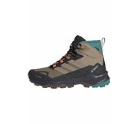 adidas Men's Terrex Skychaser AX5 Mid Gore-TEX Climawarm+ Hiking Shoes, Cardboard/Blanch Cargo/Pure Teal, 12 UK