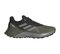 adidas Men's Terrex Soulstride RAIN.RDY Trail Running Shoes, Olive strata/Solid Grey/core Black, 7 UK