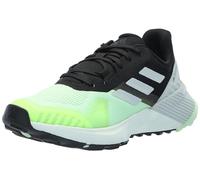 adidas Men's Terrex Soulstride Trail Running Shoes, Green Spark/Wonder Silver/Black, 11