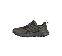 adidas Men's Terrex Tracefinder 2 Trail Running Shoes, Olive strata/Olive strata/semi Impact Orange, 10 UK