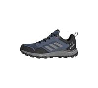 adidas Men's Terrex Tracerocker 2 Gore-TEX Trail Running Shoes, Wonder Steel/Grey Three/Semi Impact Orange, 8 UK