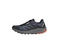adidas Men's Terrex Trail Rider Trail Running Shoes, Wonder Steel/Core Black/Orange, 7.5 UK