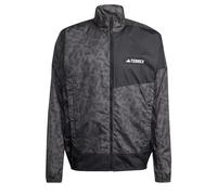 adidas Mens Terrex Trail Running Wind Jacket Charcoal/black XL