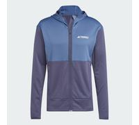 Adidas Men's Terrex Xperior Light Fleece Hooded Jacket Navy S M L XL RRP £85