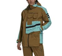 adidas Mens Terrex Xploric Rain.Rdy 3-Layer Waterproof Jacket Wild Moss GI7307