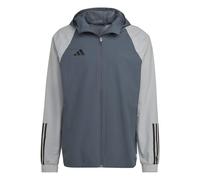 adidas Mens Tiro 23 Competition All Weather Jacket - Grey - Size Small