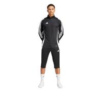 adidas Men's Tiro 24 3/4 Pants, Black/White, Medium