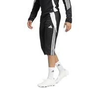 adidas Men's Tiro 24 3/4 Pants, Black/White, Medium