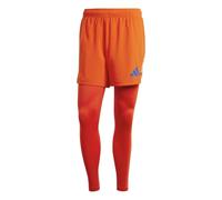 adidas Mens Tiro 24 Pro Goalkeeper Leggings in Red - Size Large