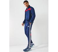 adidas Mens Tiro Essentials Tracksuit - Blue/red, Navy, Size Xs, Men Navy