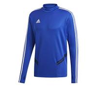 Adidas Men's TIRO19 TR TOP Sweatshirt, Bold Blue/Dark Blue/White, XL