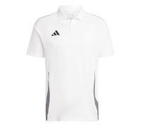 adidas Mens Tiro24 C Polo Shirt in White - Size Small