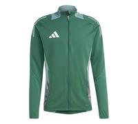 adidas Mens Tiro24 Funnel Neck High Collar Athletic Jacket in Dark Green - Size 2XL