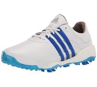 adidas Mens Tour360 22 Sneaker, Footwear White/Lucid Blue/Silver Metallic, 9