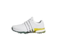 adidas Men's Tour360 24 Golf Shoe, Footwear White/Collegiate Green/Yellow, 10.5