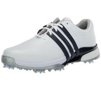 adidas Men's Tour360 24 Boost Golf Shoes, Footwear White/Collegiate Navy/Silver Metallic, 8