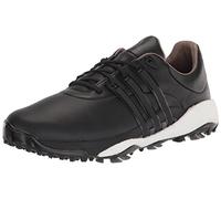 adidas Men's TOUR360 Infinity Golf Shoes, Core Black/Core Black/Red, 15