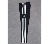 Adidas Mens Tracksuit Sweat Pants Medium Black Zip Pockets Drawstring Primegreen