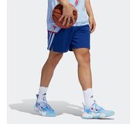 adidas MEN'S TRAE BASKETBALL SHORTS BLUE SUMMER HOLIDAY COMFY TRAINING PRACTICE
