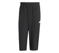 adidas Men's Train Essentials 3/4 Woven Pants, Black, L