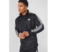adidas Mens Train Essentials 3 Stripe Track Top, Black, Size 2Xl, Men Black