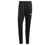 adidas Men's Train Essentials 3-Stripes Training Pants, Black/White, S