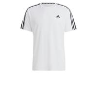 adidas Men's Train Essentials 3-Stripes Training Tee, White/Black, S