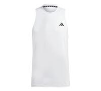 adidas Men's Train Essentials Feelready Training Sleeveless Tee, White/Black, XL