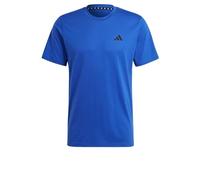 adidas Men's Train Essentials Feelready Training Tee, Semi Lucid Blue/Black, XXL