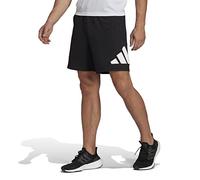 adidas Men's Train Essentials Logo Training Shorts, Black/White, L