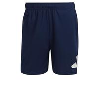 adidas Men's Train Essentials Logo Training Shorts, Dark Blue / White, XL 7 inch
