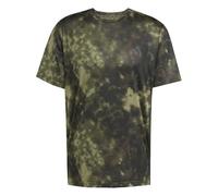 adidas Men's Train Essentials Seasonal All Over Print TEE, Olive strata, L