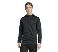 adidas Men's TRAIN ESSENTIALS SEASONALS FULL-ZIP HOODIE, black, XL
