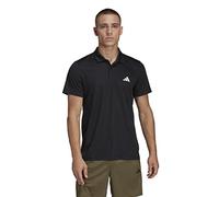 adidas Men's Train Essentials Training Polo Shirt, Black/White, L Tall