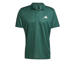 adidas Men's Train Essentials Training Polo Shirt, Collegiate Green/White, M