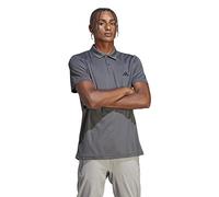 adidas Men's Train Essentials Training Polo Shirt, Grey Five/Black, XXL