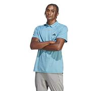 adidas Men's Train Essentials Training Polo Shirt, preloved blue/black, M