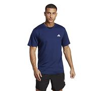 adidas Men's Train Essentials Training Shirt, Dark Blue/White, XL