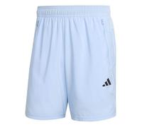 adidas Men's Train Essentials Woven Training Shorts, Glow Blue/Black, XL 9 inch