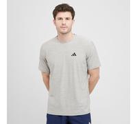 adidas Performance Train Essentials Stretch Training T-Shirt - Medium Grey Heather, Medium Grey Heather, Size M, Men Medium Grey Heather