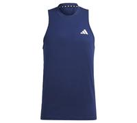 adidas Men's Training Essentials Feel Ready Logo Sleeveless T-Shirt, Dark Blue/White, S
