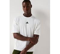 adidas Mens Training Oversized T-Shirt, White, Size M, Men White