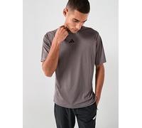 Adidas D4t Power 3 Stripes Short Sleeve T-shirt Grey M Men