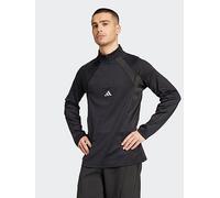 adidas Tech Apparel 1/4 Zip, Recycled Polyester, Black