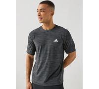 adidas Men's Workout Essentials Flex T-Shirt, Black Melange, S