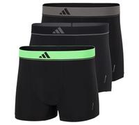 adidas Men's Trunks (3PK) Active Micro Flex Eco-Comfortable Underwear Shorts/Pants, Assorted_4AM014, XXL, Assorted_4am014, XXL