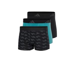 adidas Men's Trunks Active Flex Cotton Underwear (Pack of 3), 908 Assorted, S