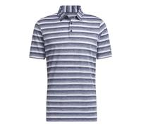 Adidas Mens Two Color Stripe Polo Shirt Men's Polo Shirt, Collegiate Navy/White, Large